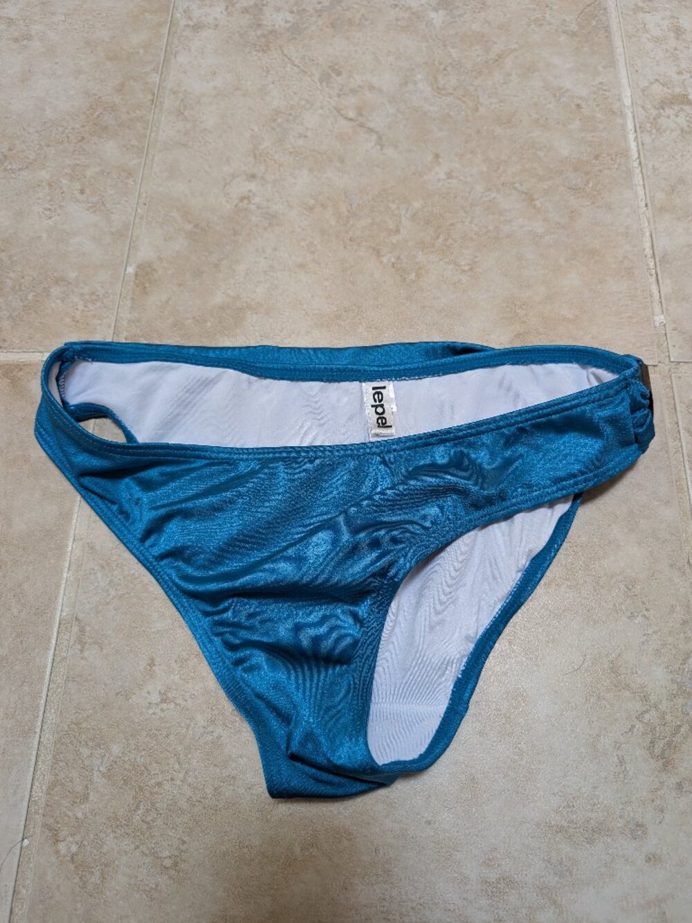 Teal lepel bikini bottom